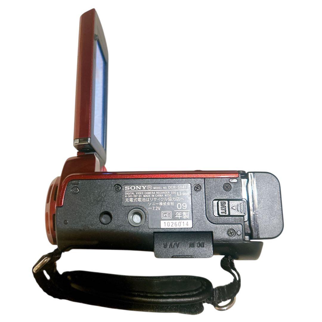 SONY ビデオカメラ HANDYCAM レッド ソニー デジタルビデオカメラ