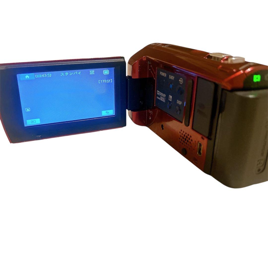 SONY ビデオカメラ HANDYCAM レッド ソニー デジタルビデオカメラ