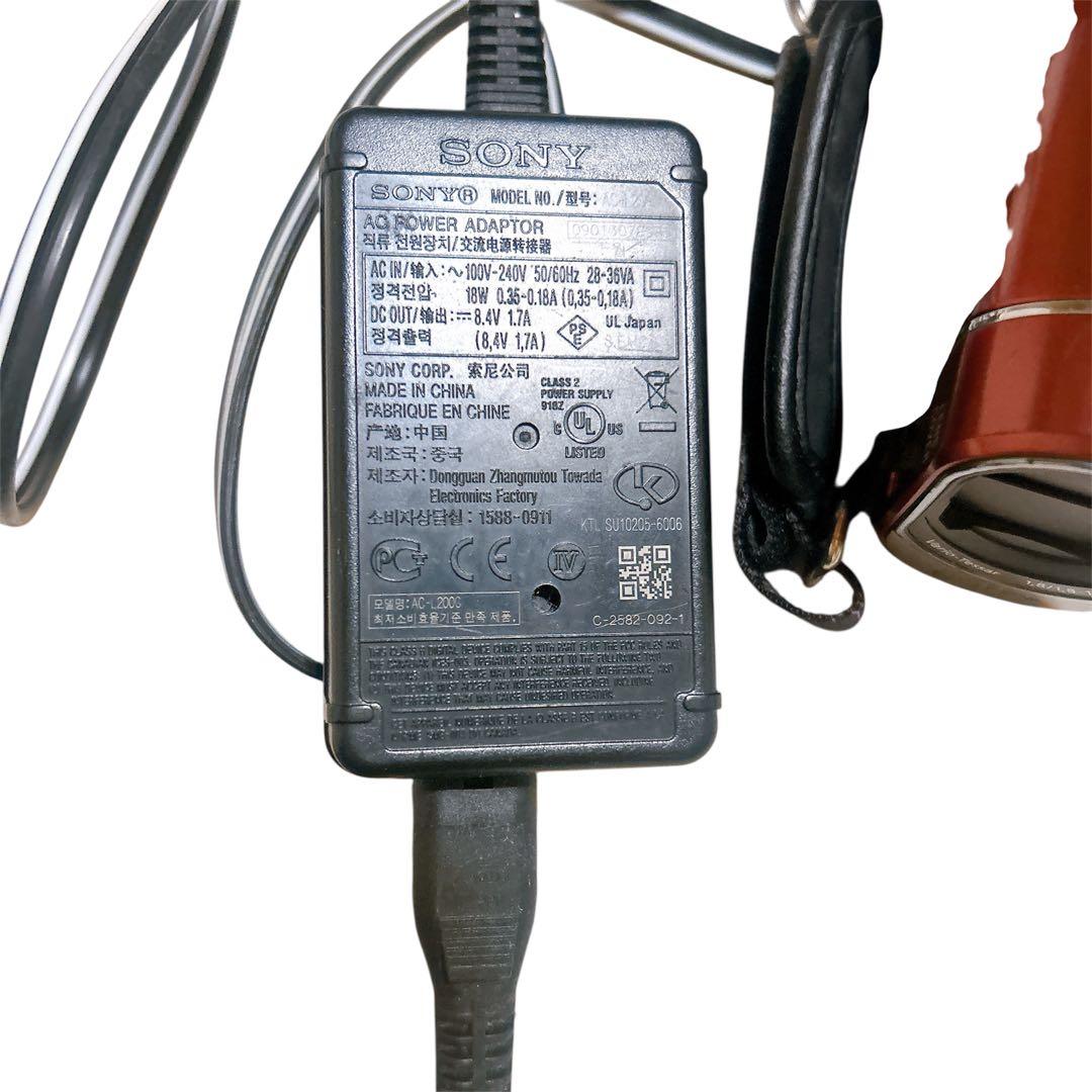 SONY ビデオカメラ HANDYCAM レッド ソニー デジタルビデオカメラ