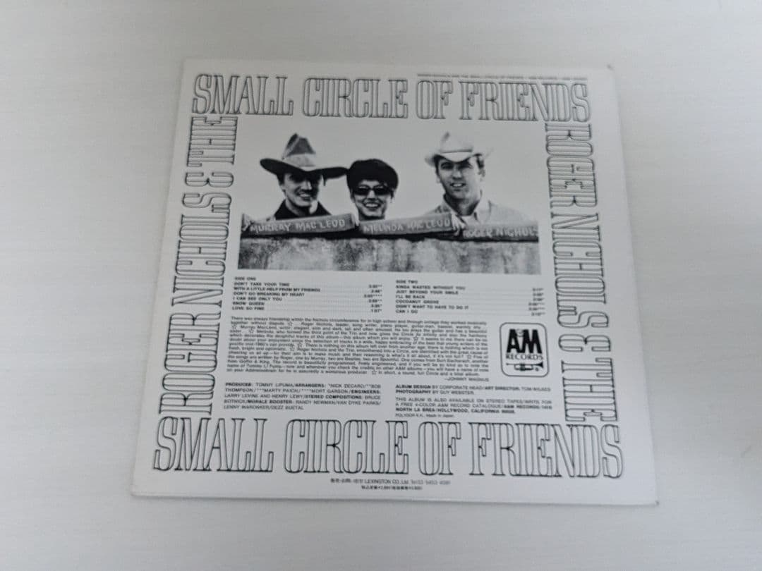 【美品】Roger Nichols The Small Circle of Fr
