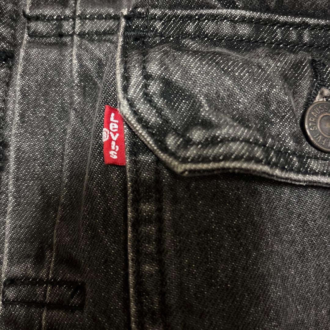 Levi's ブラック デニムジャケット S