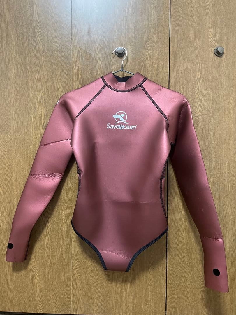 BESTDIVE Saveocean 赤色 2MM ウェットスーツ Lサイズ
