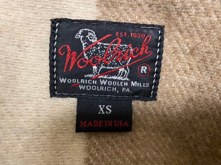 新品レア！WOOLRICH ウールリッチ　アメリカ製パッチワーク　ダッフルコート