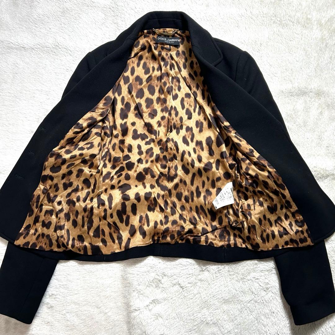 ドルチェアンドガッバーナ　テーラードジャケット　レオパード　42