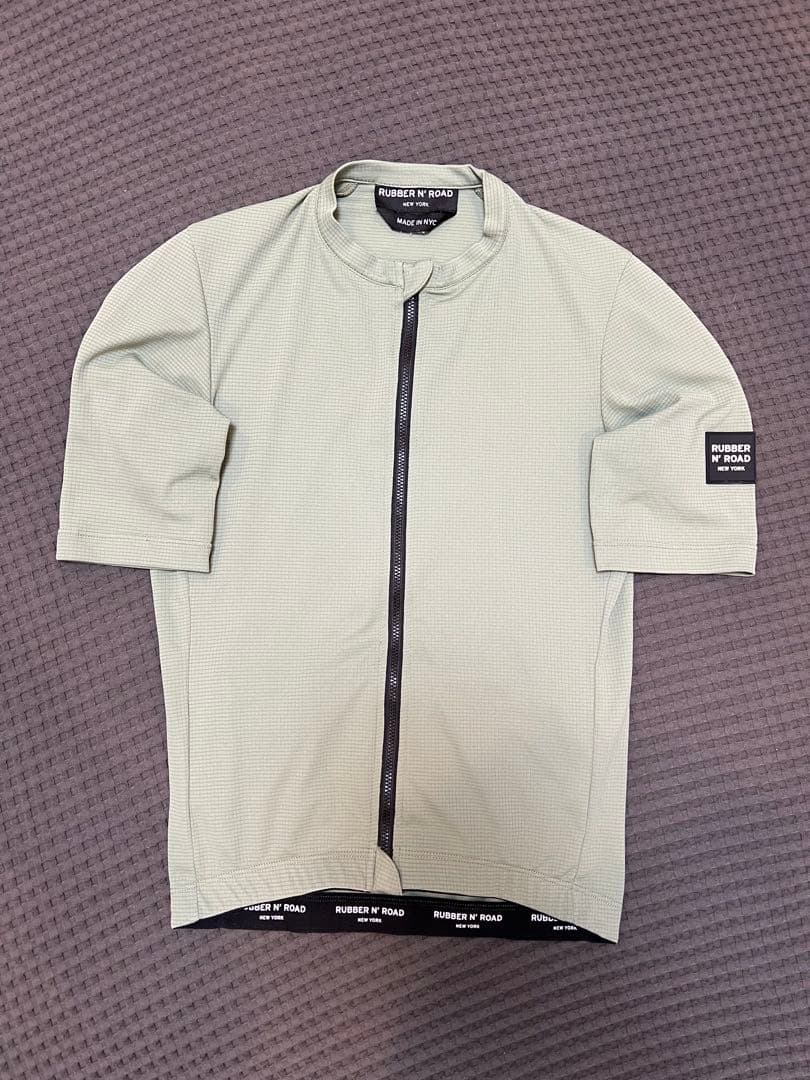 RUBBER N' ROAD サイクルジャージ オリーブグリーン Sサイズ