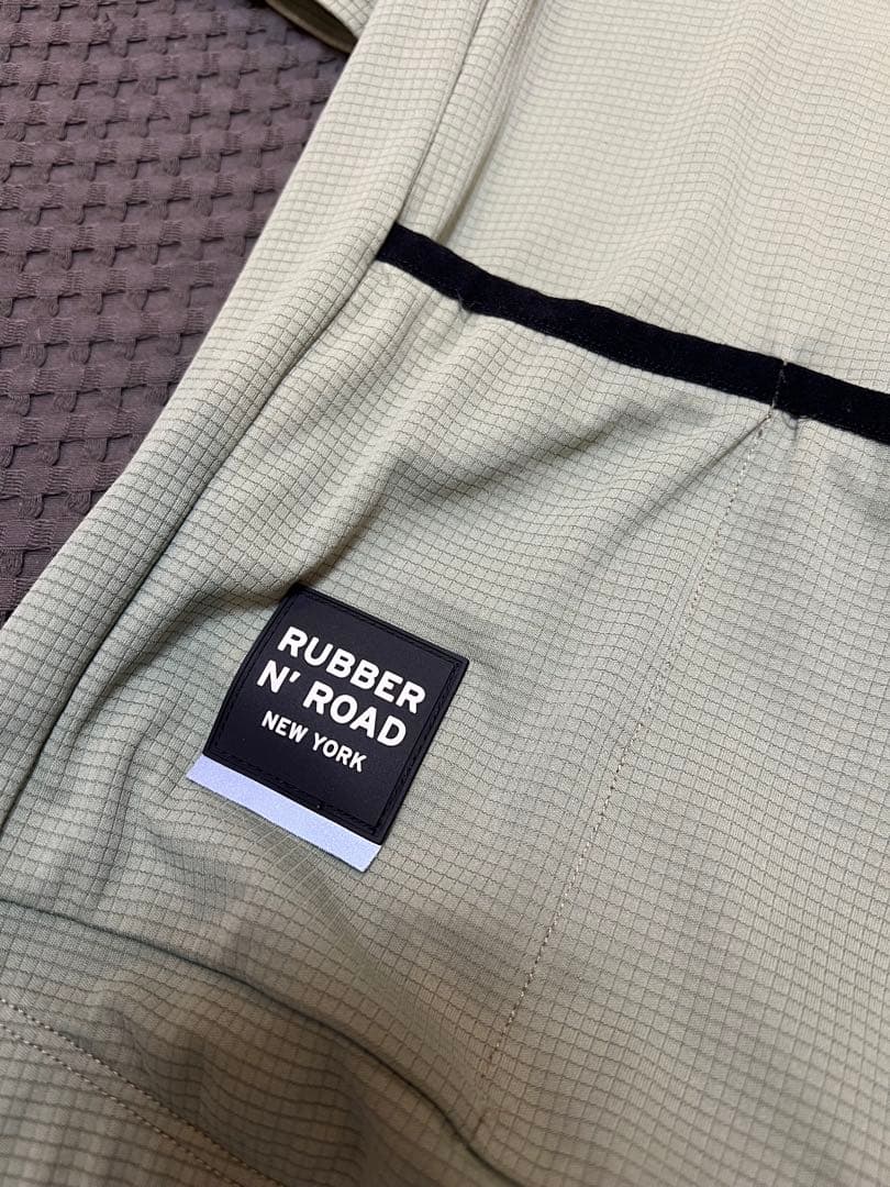 RUBBER N' ROAD サイクルジャージ オリーブグリーン Sサイズ