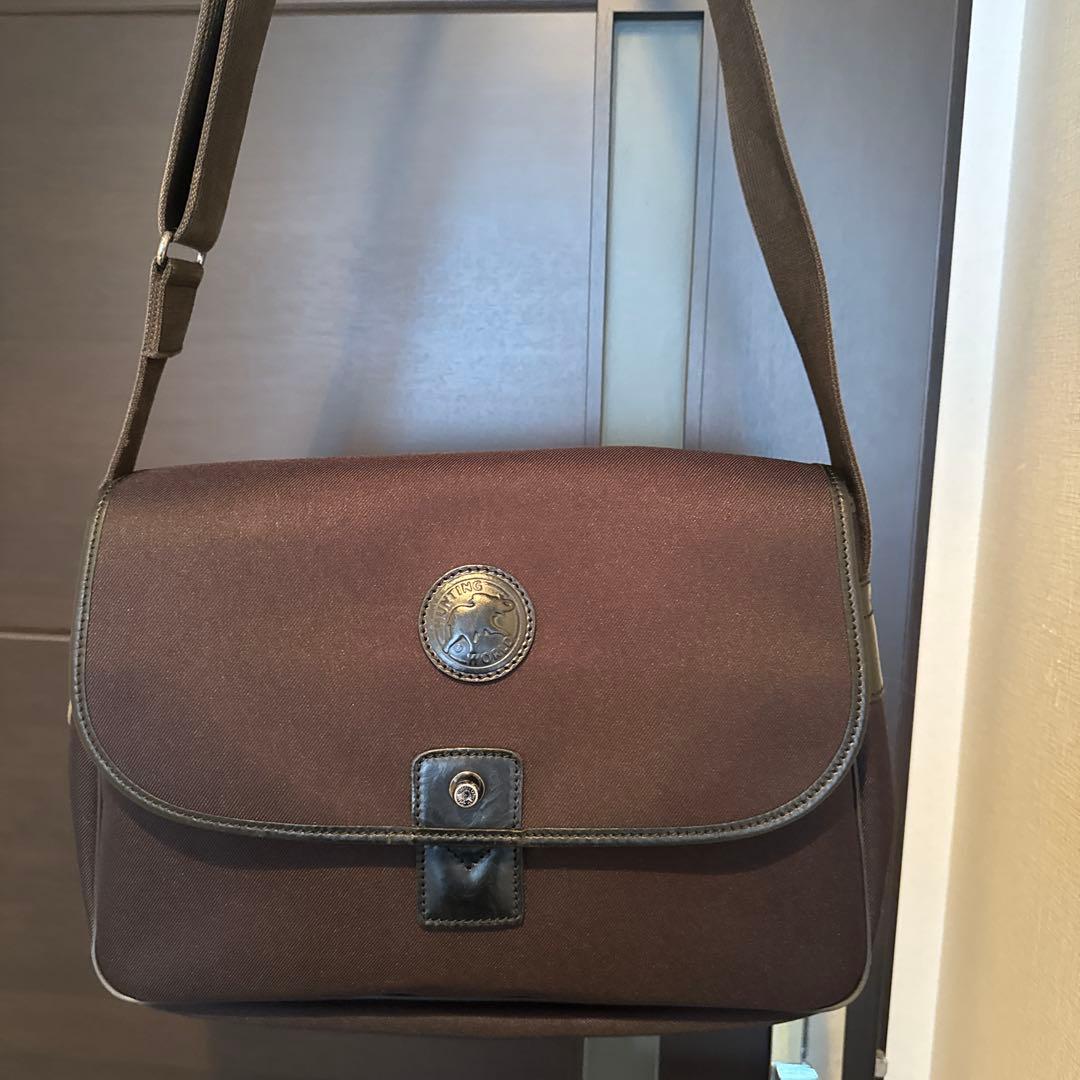 ハンティングワールド メッセンジャーバッグ キャンバス サファリ