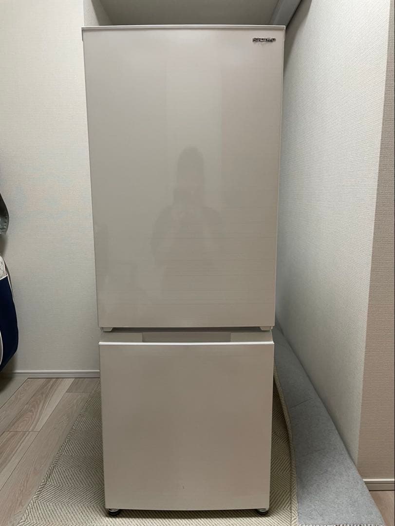 SHARP 2ドア冷蔵庫 179l 2020年製ホワイト