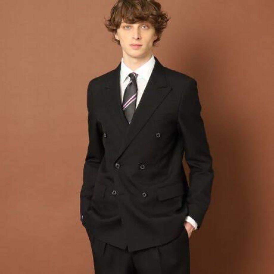 fukucyan様✨DRESSTERIOR ウール混 ダブル ブラックサージ