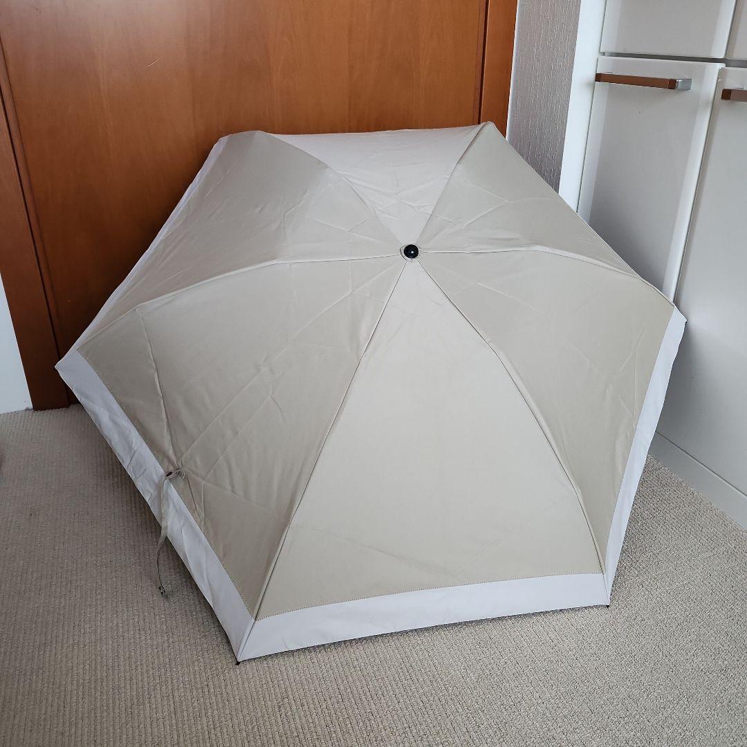 SUN BARRIER 100 折りたたみ日傘 ベージュ