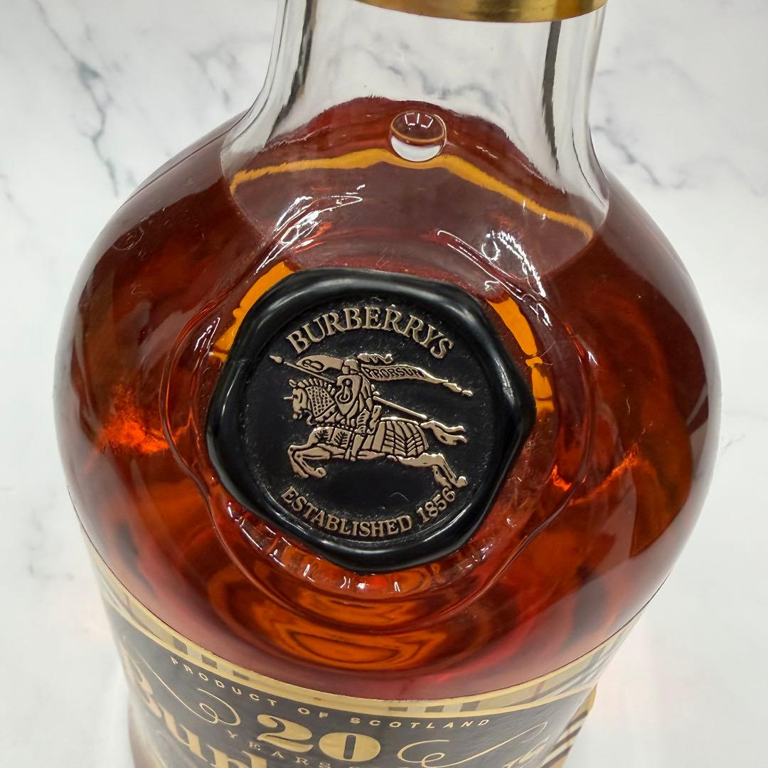 希少　レア古酒　Burberrys バーバリースコッチウイスキー20年700ml