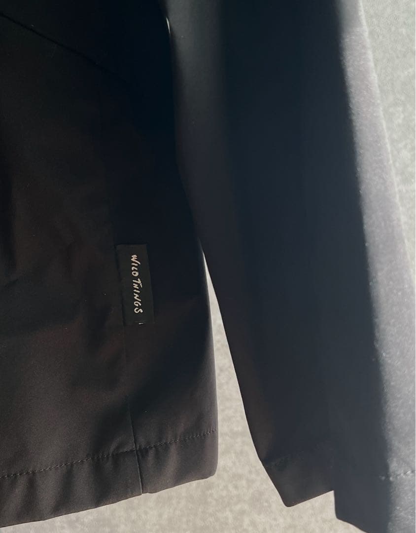 【超美品】ワイルドシングスセットアップスーツ2点セットブラック　ウエストゴム