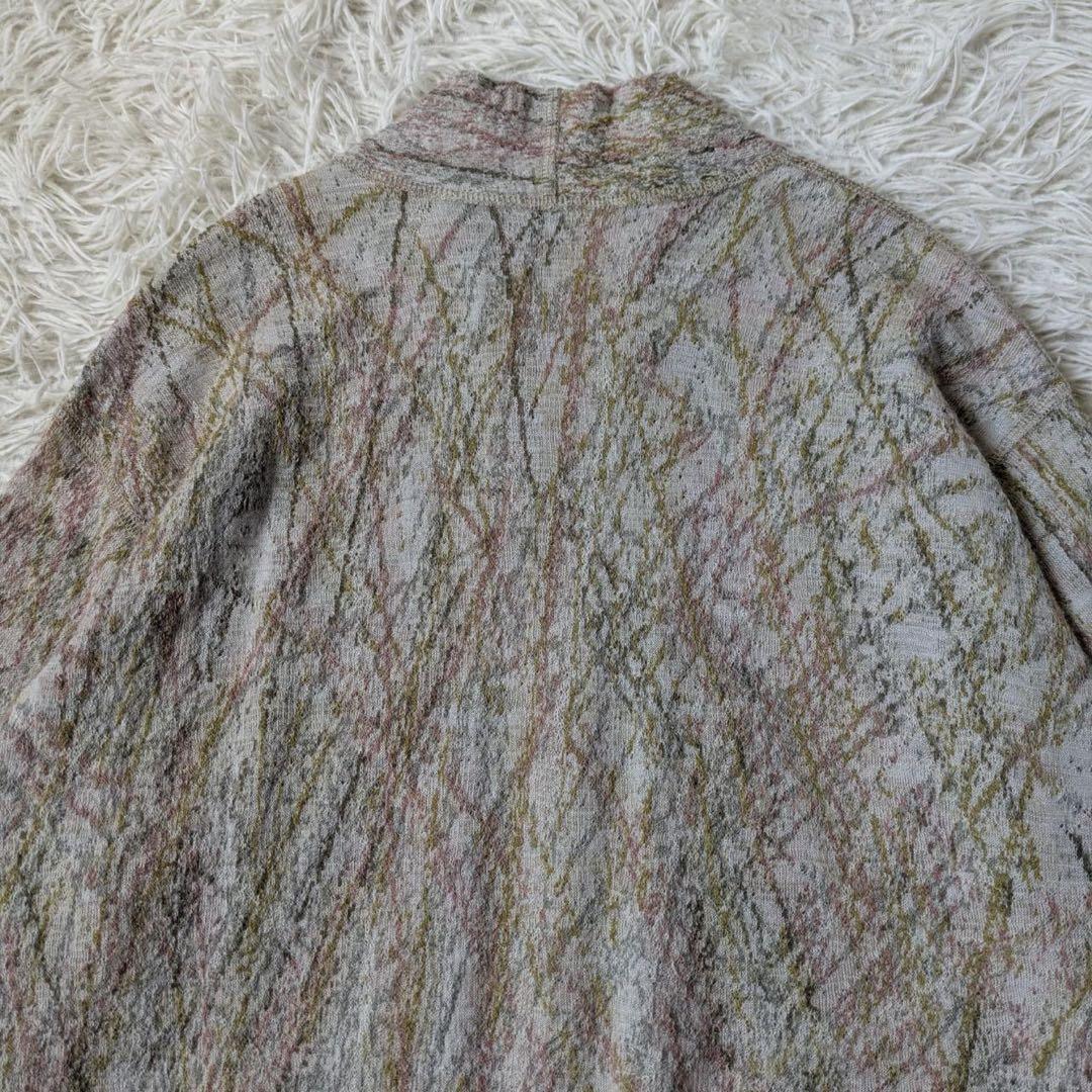 JURGEN LEHL/ヨーガンレール　ウールスクラッチ　チュニック　白灰　M