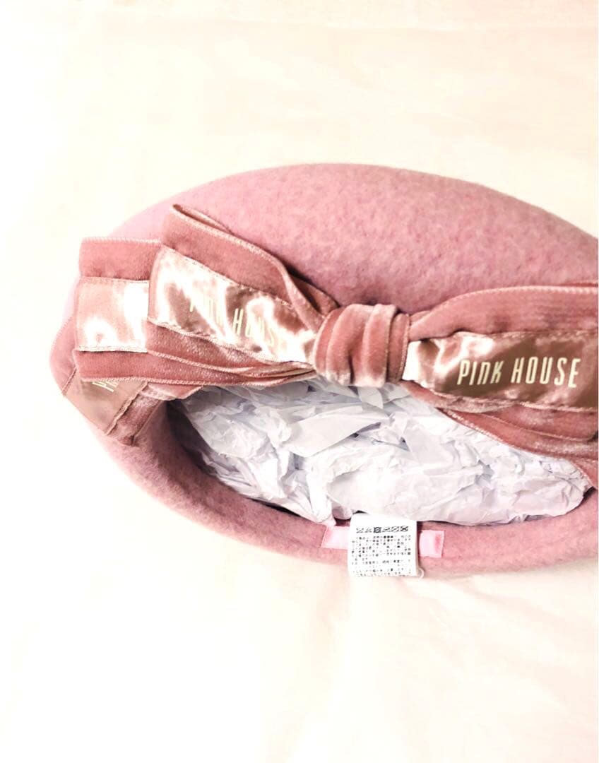PINKHOUSE×misako aoki ベレー帽　青木美沙子　ピンク