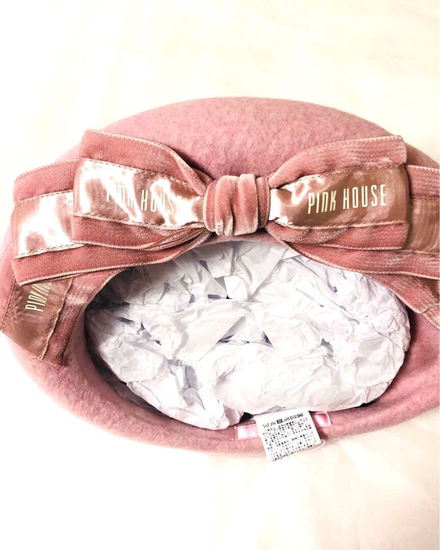 PINKHOUSE×misako aoki ベレー帽　青木美沙子　ピンク