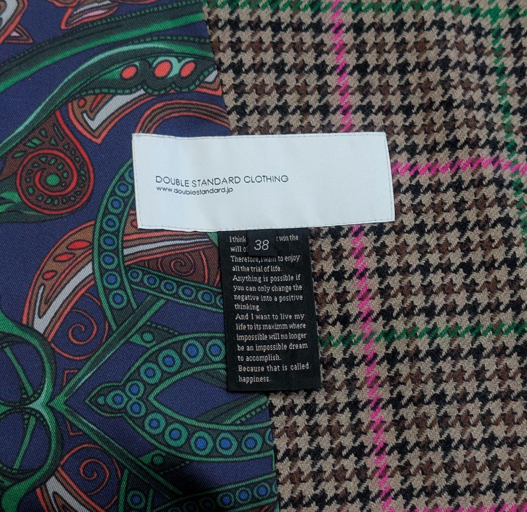 ダブルスタンダードクロージング 千鳥柄 ジャケット