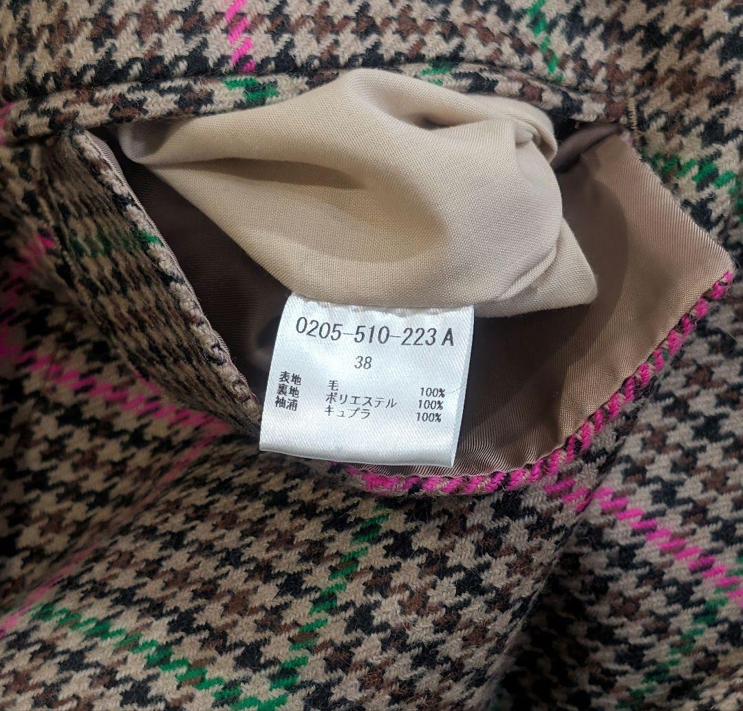 ダブルスタンダードクロージング 千鳥柄 ジャケット