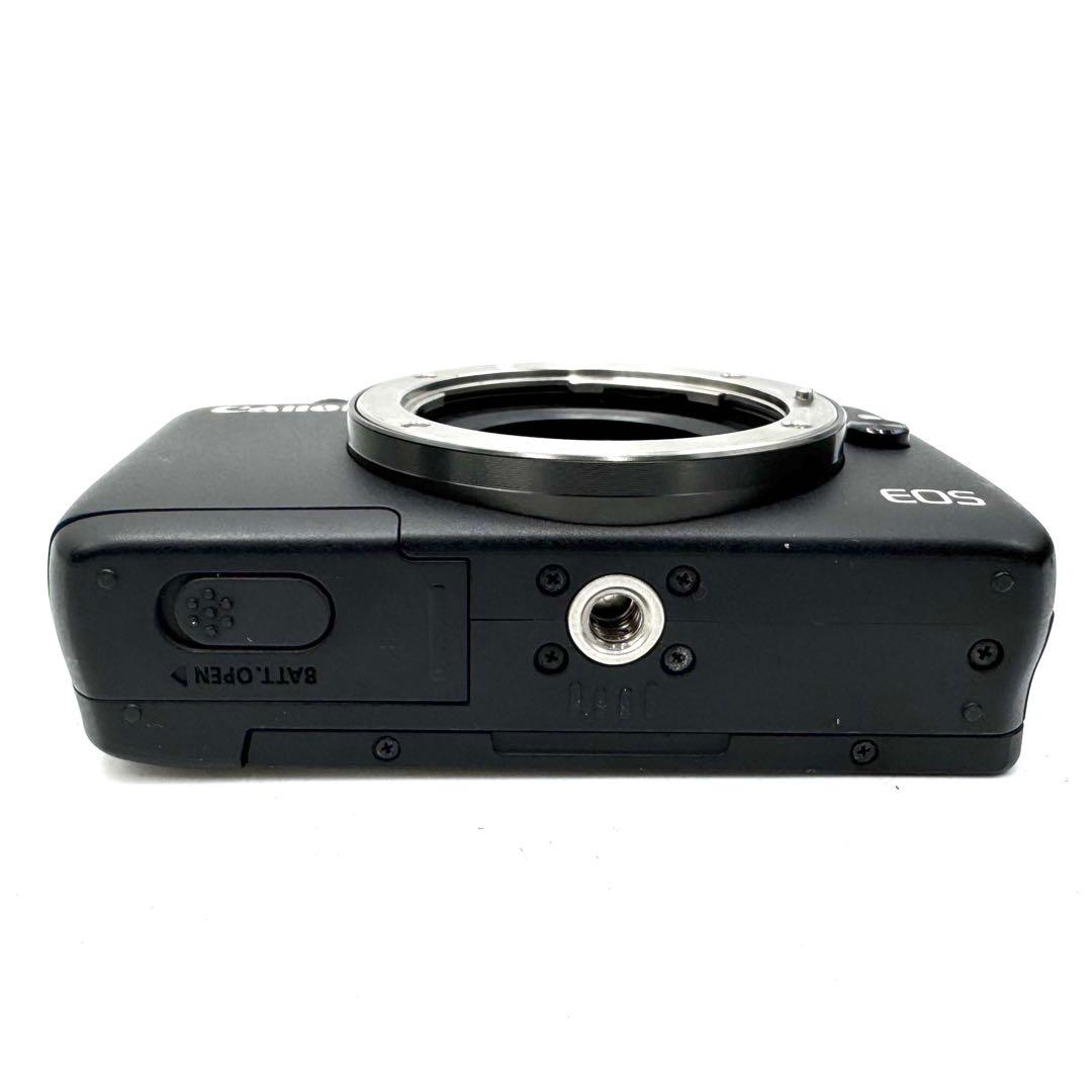 CANON キヤノンEOS M10 ブラック Wi-Fi機能搭載 レンズキット