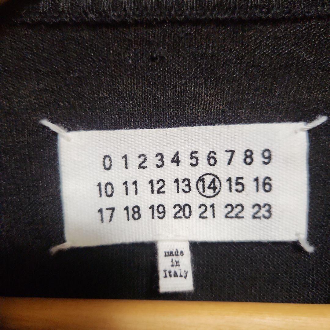 マルジェラ　エルボーパッチ　黒ニット