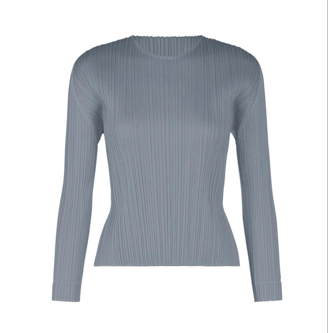 PLEATS PLEASE 長袖カットソーsteel blue 2025年12月