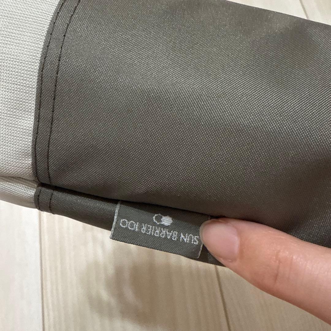 SUN BARRIER 折りたたみ傘　サンバリア100 モスグレー
