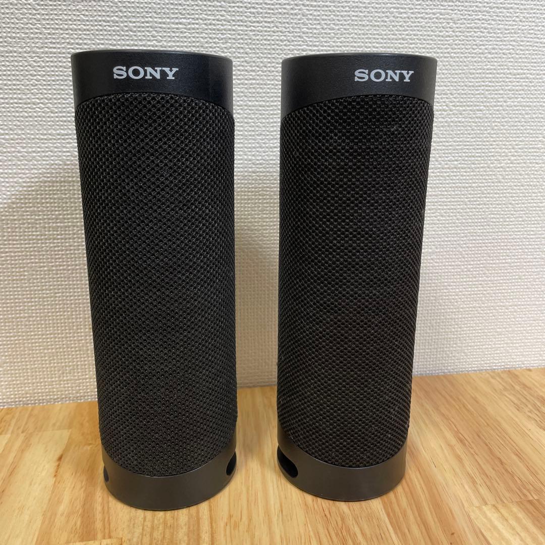 SONY ワイヤレススピーカー SRS-XB23（2本セット ステレオ出力可）