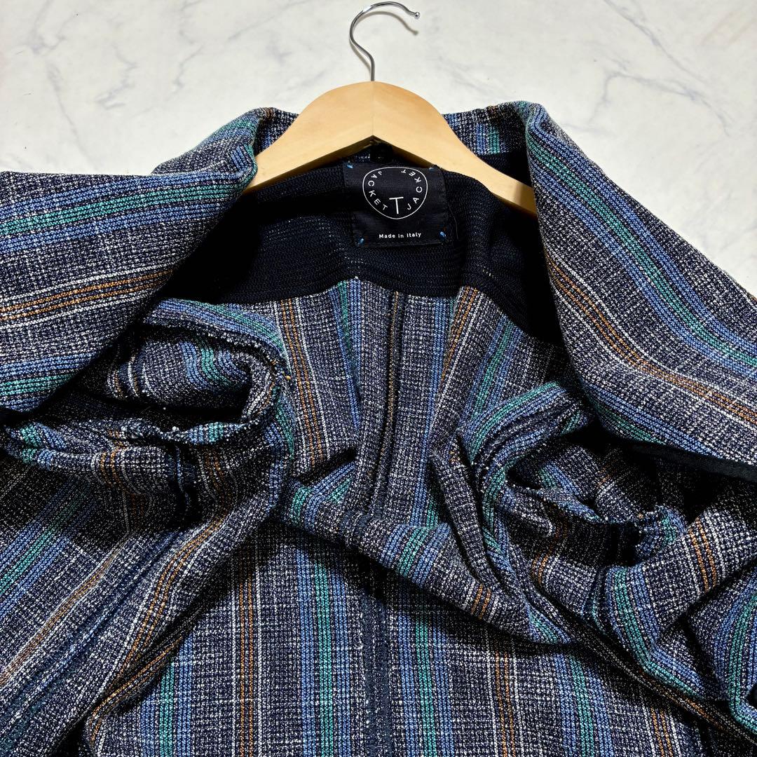 美品✨T-JACKET テーラードジャケット リネン混