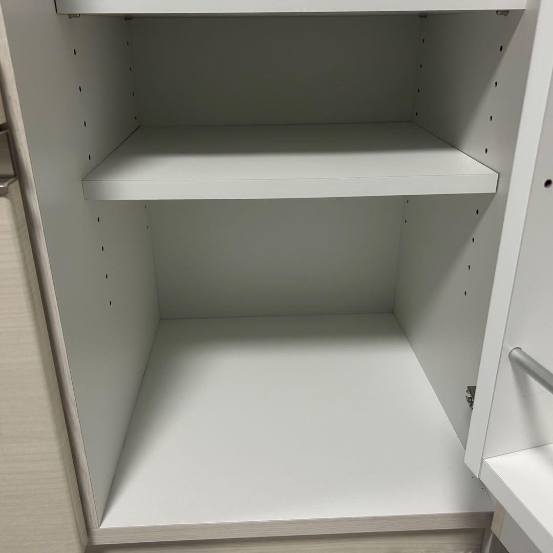 都内23区送料無料✨創愛ファニチュア✨ 食器棚　キッチンカウンター　カシュー80