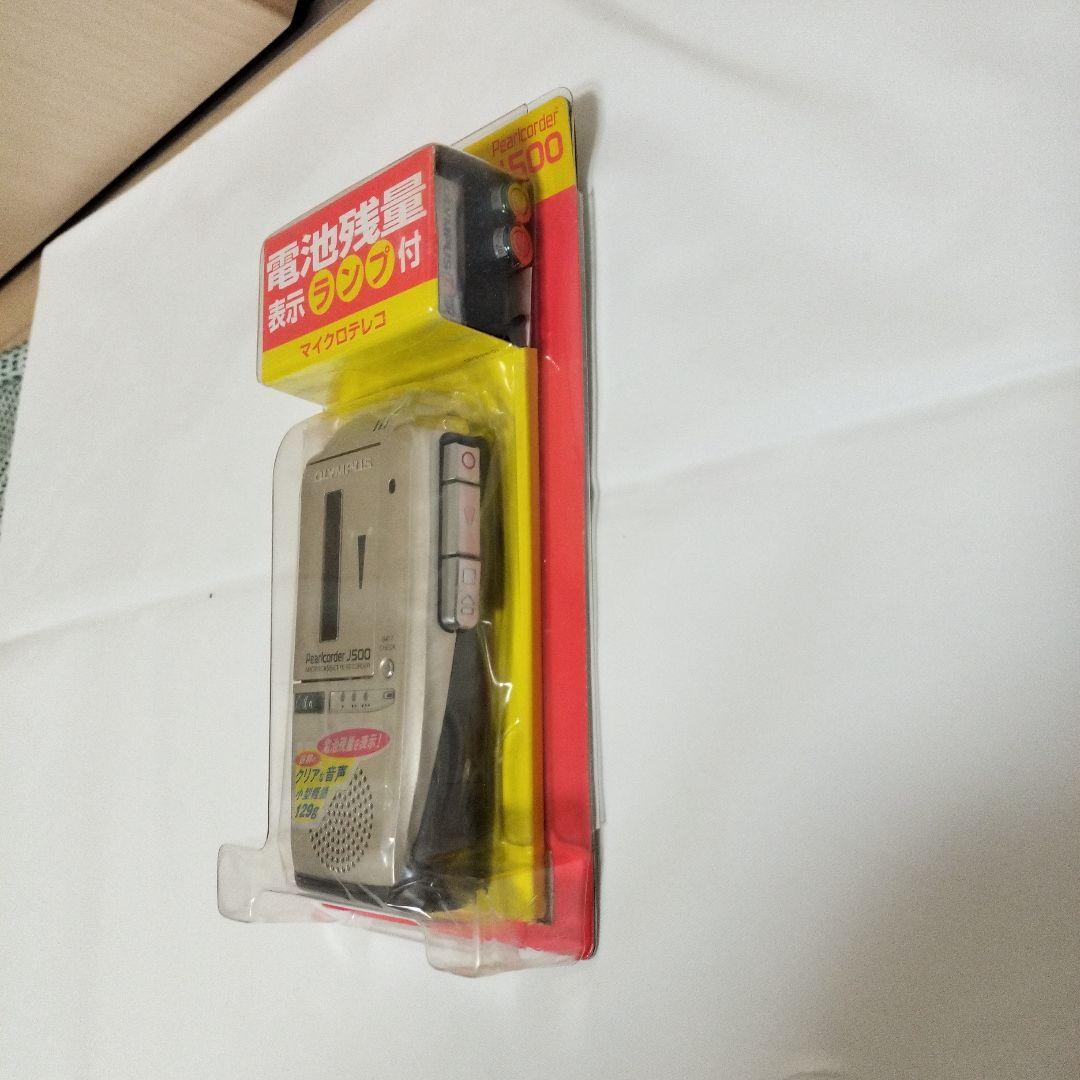 【未使用】 OLYMPUS マイクロテレコ　J500 マイクロカセットレコーダー