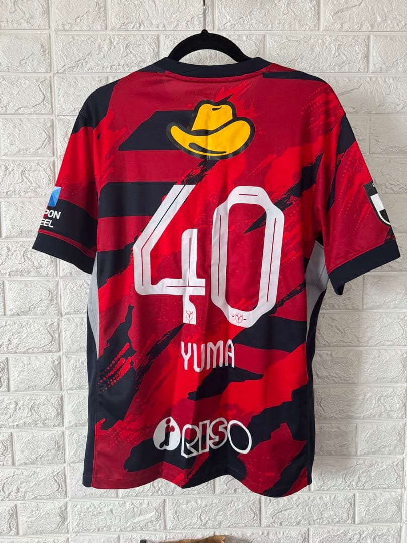 鹿島アントラーズ 2025 ホームユニフォーム 背番号40 鈴木優磨 XL