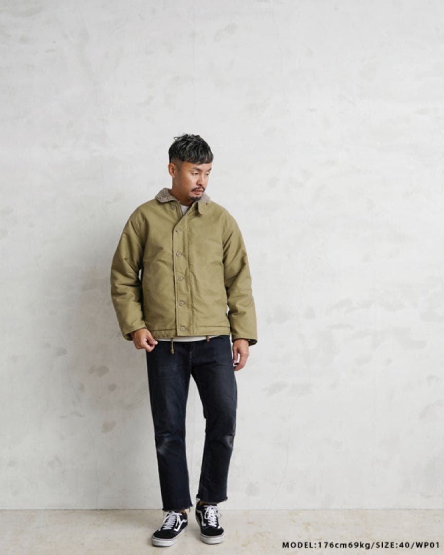 WAIPER.inc N-1 デッキジャケット SOLIDTAN WP01