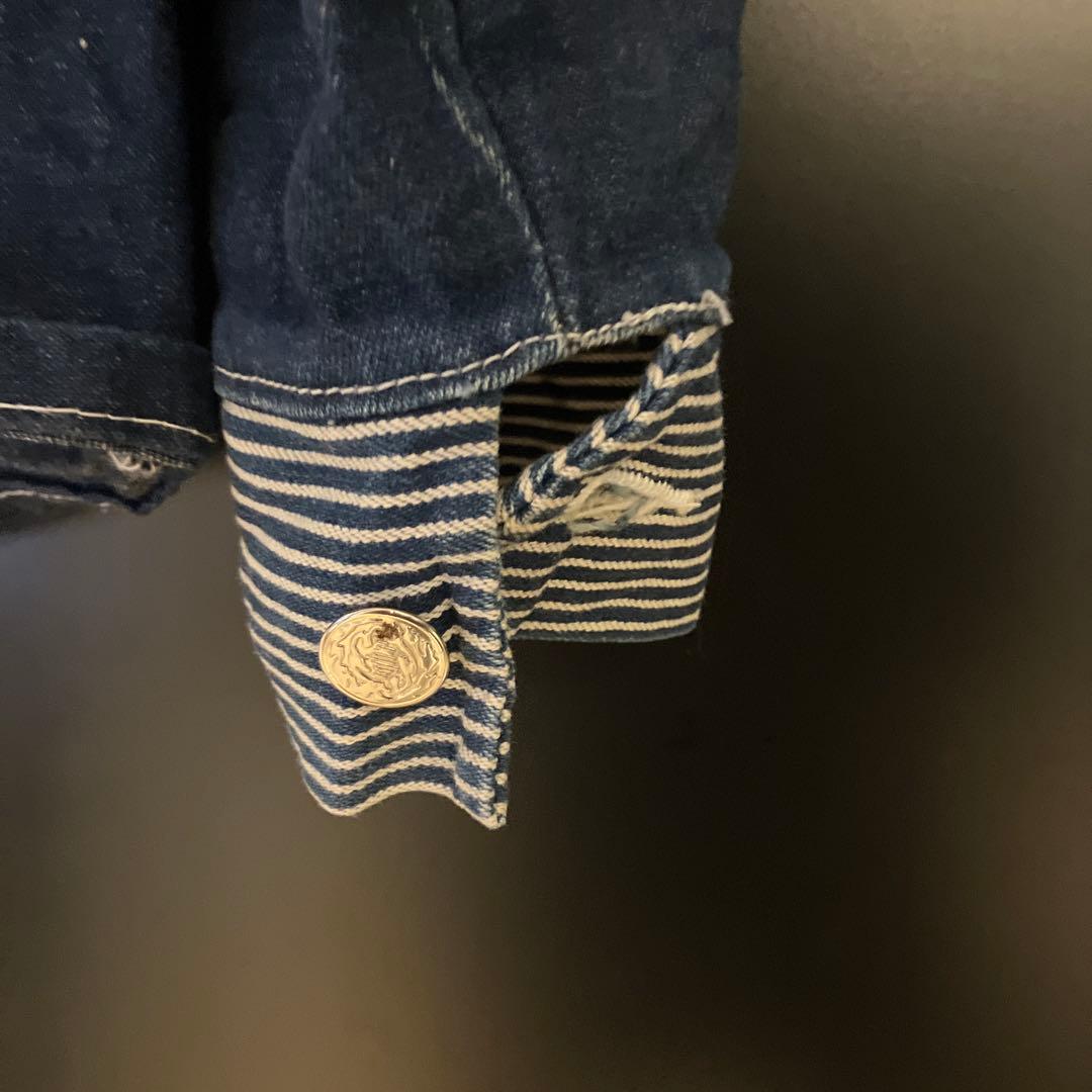 POINTER BRANDカバーオール　ヒッコリーストライプ　USA製　38