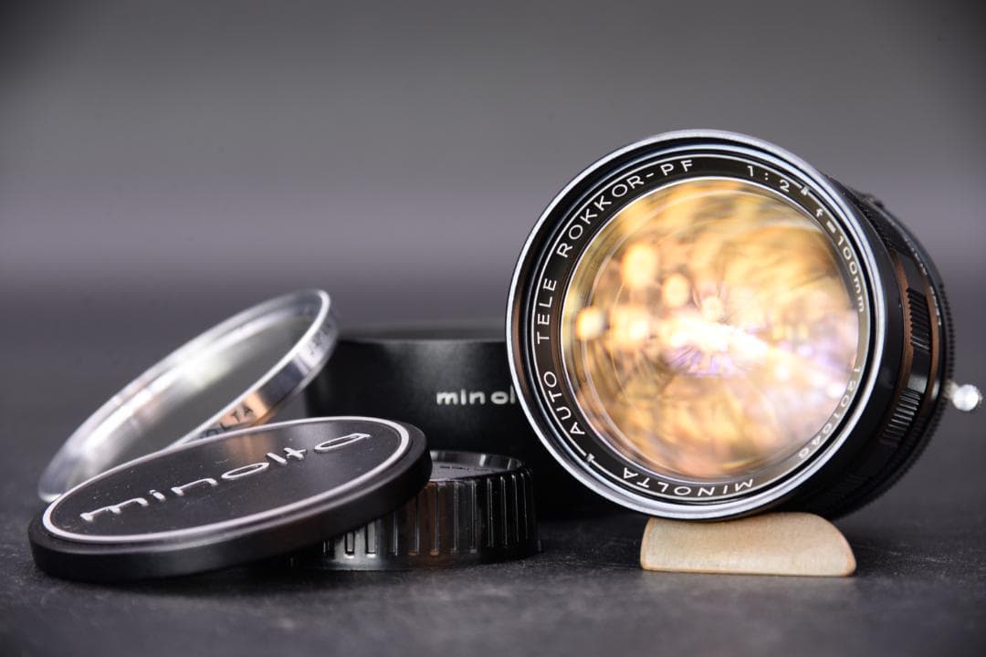 【希少】ミノルタ Auto Tele Rokkor PF 100mm f2