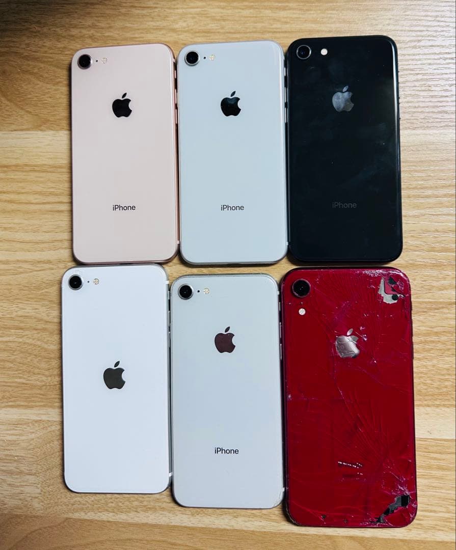 iPhone まとめ売り 6台セット（iPhone8 / SE2 / XR）