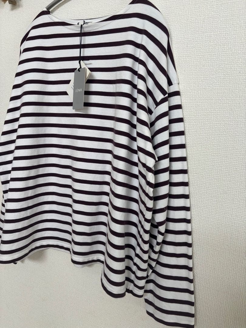 AURALEE IENA別注　バスクワイドカットソー　ブラウン　F