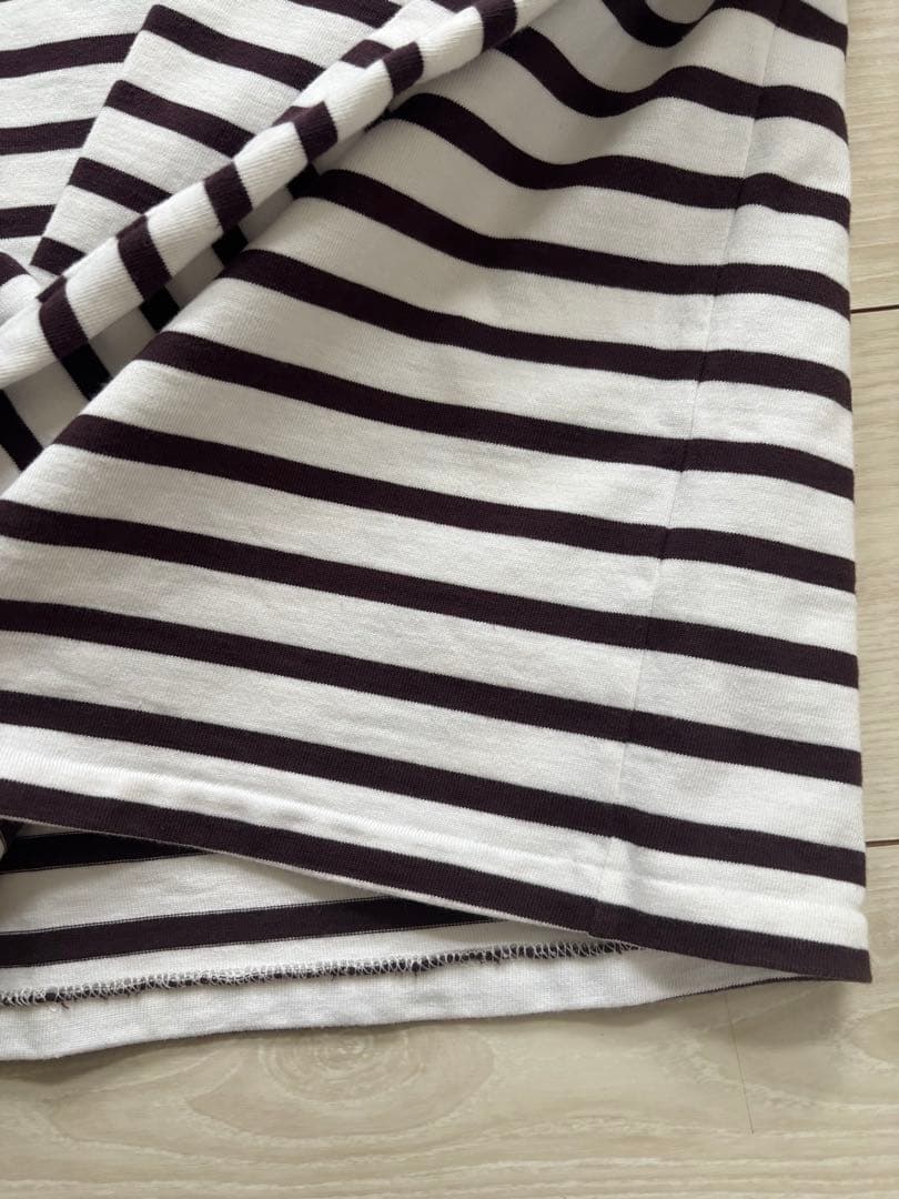 AURALEE IENA別注　バスクワイドカットソー　ブラウン　F