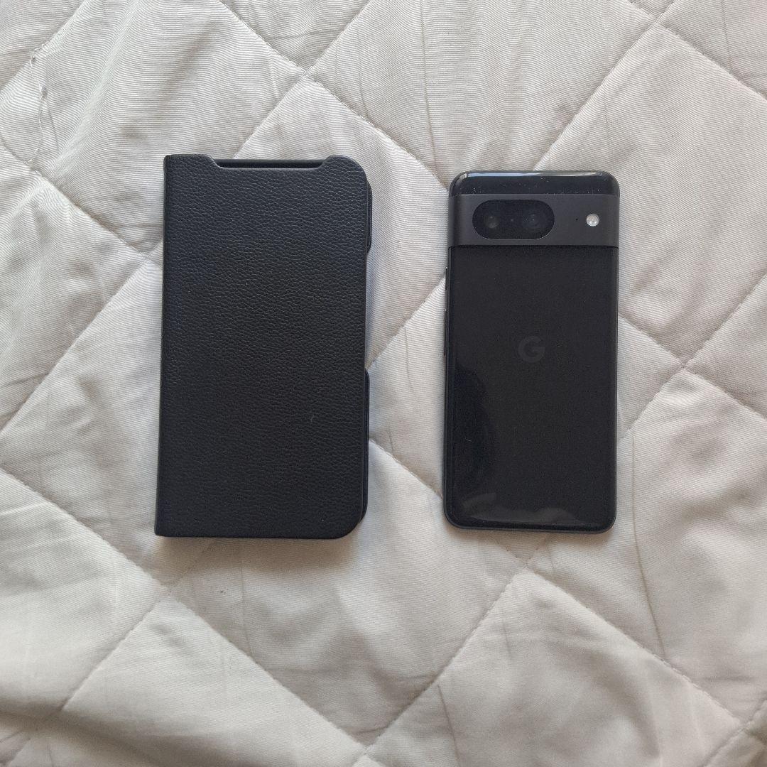 値下げ　Google Pixel 8　ブラック ケース付き