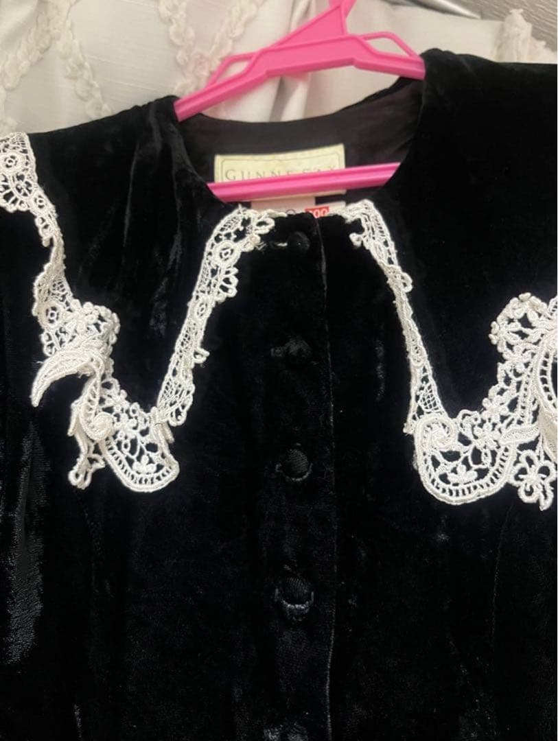 GUNNE SAX ベロアワンピース XS