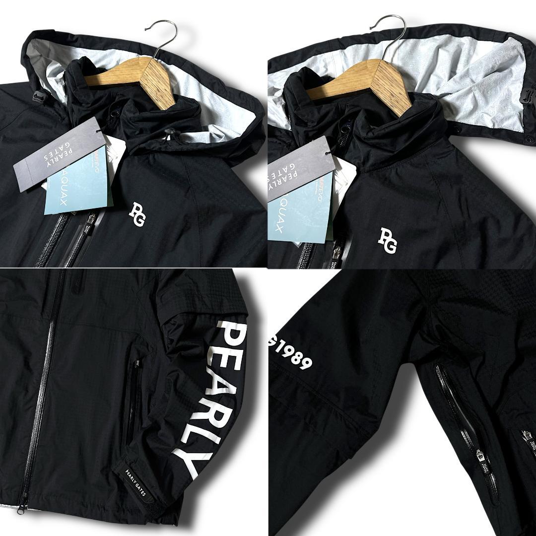 定価39,600円 パーリーゲイツ ビッグロゴ 半袖にもなる! レインジャケット