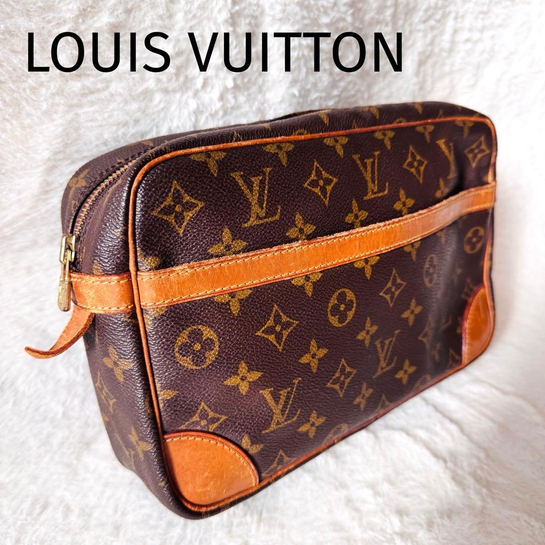 ルイヴィトン コンピエーニュ28 モノグラム M51845 クラッチバッグ