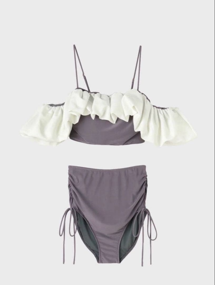 水着・ラッシュガード THE TOE Erie Frills Swimwear Grey