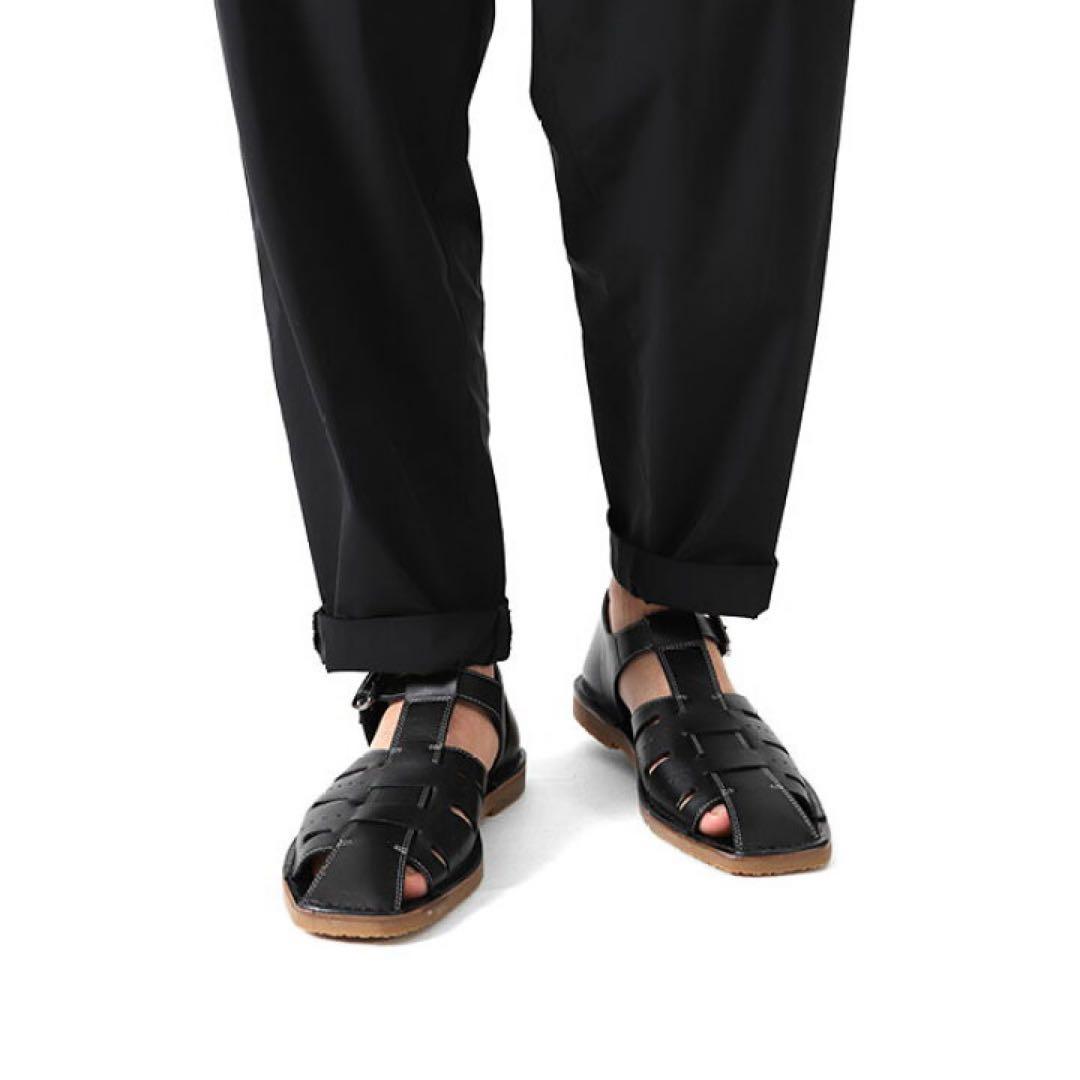 LEMAIRE ルメール レザー フィッシャーマン レザーサンダル 42