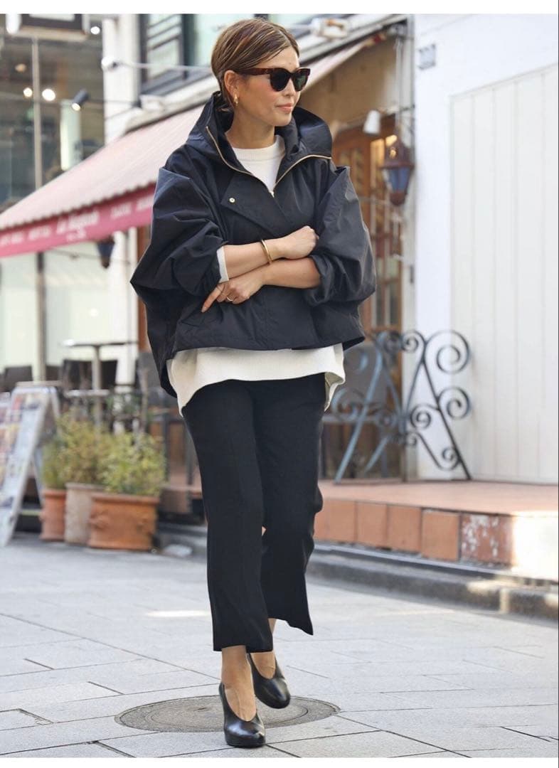 ドゥーズィエムクラスLIBERADDフーディーブルゾン