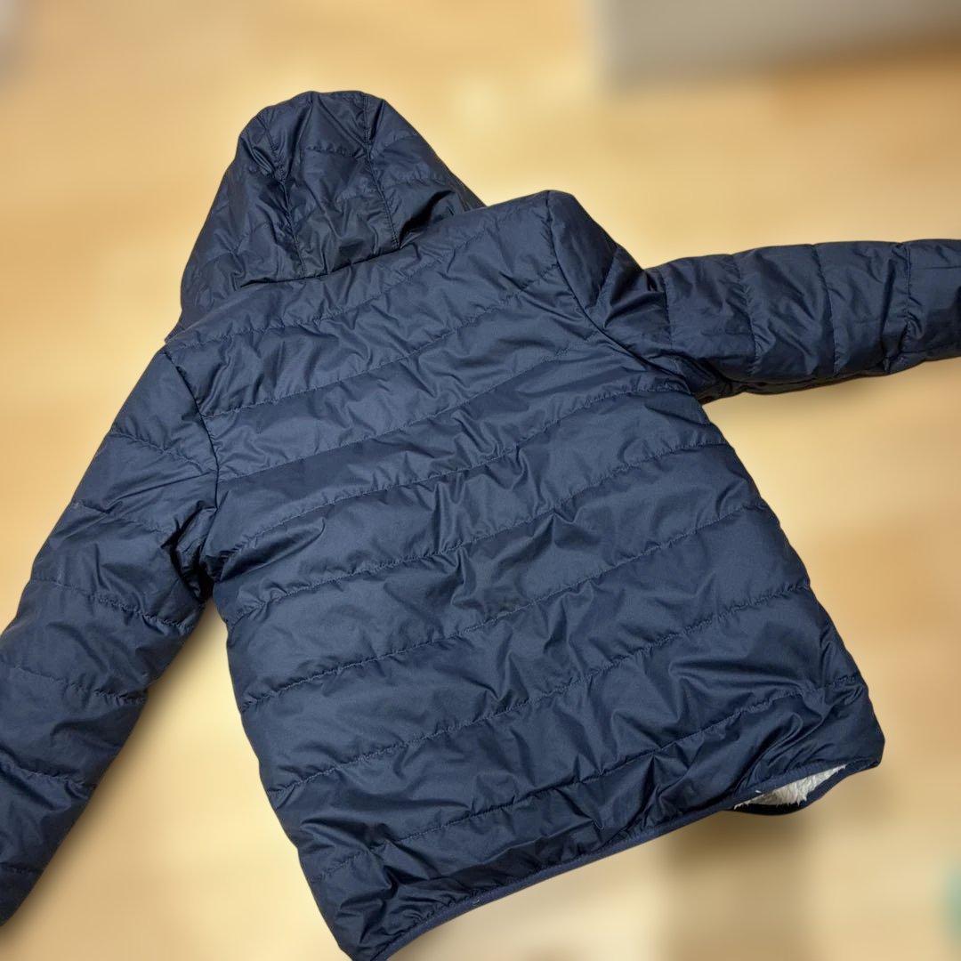 美品patagonia ネイビー ダウンジャケットXXL レディースリバーシブル