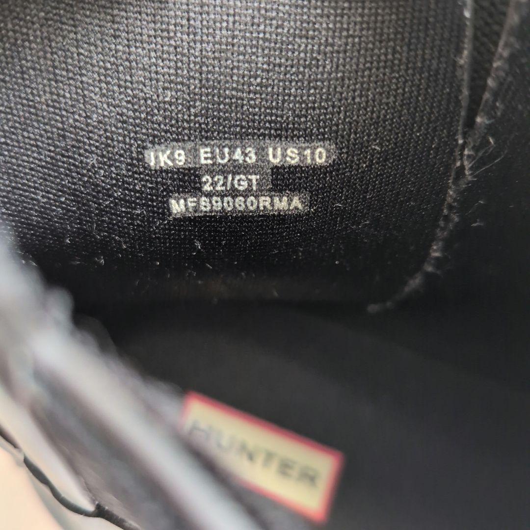 HUNTER ハンター メンズ チェルシー ラバー ブーツ 28.0 黒