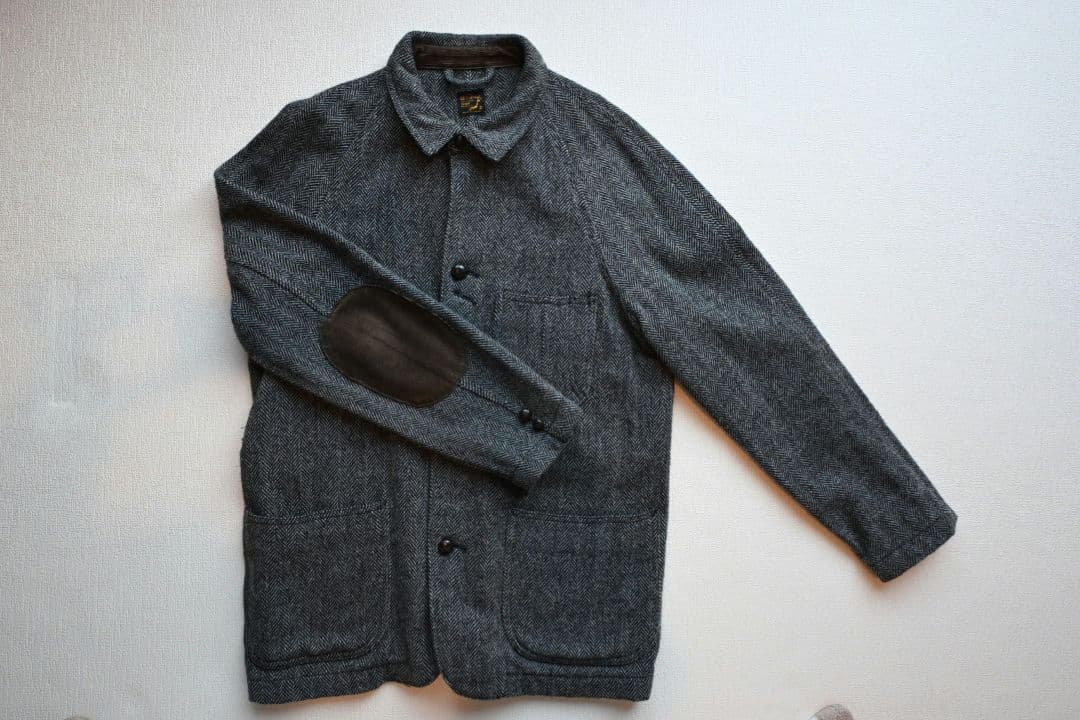 otS カバーオール ヘリンボーン