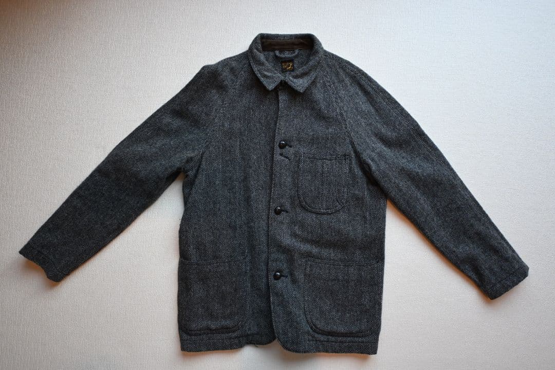 otS カバーオール ヘリンボーン