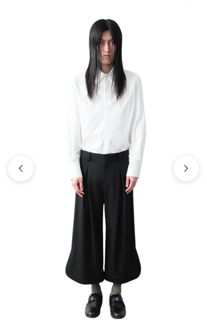 パンツ ORIMI CROPPED BIG SLACKS