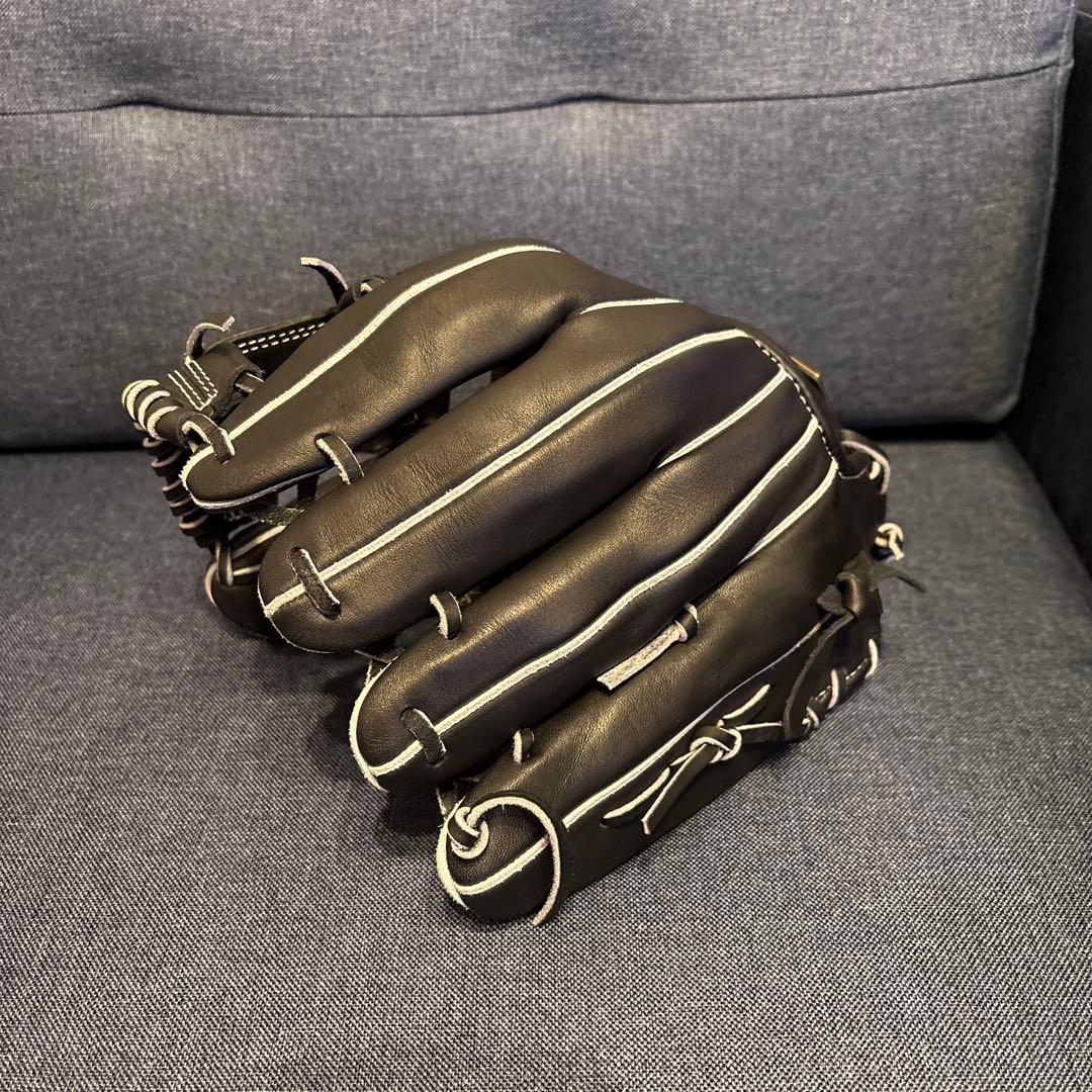 m*o様 【新品未使用】高校野球対応 ZETT 硬式用内野手用グラブ黒ブラック