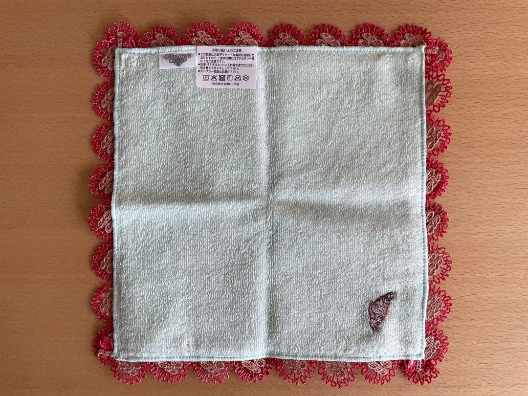 【新品・未使用】近沢レースx POMPADOUR コラボ ハンカチ（3枚セット）